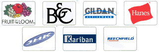 Fruit of the Loom, BC, Gildan, Hanes, Kariban, Beechfield y otras marcas