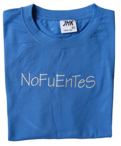 Ejemplo de camiseta bordada