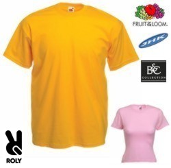 Camiseta bordada Fruit of the Loom