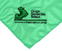 Ejemplo de pa&ntilde;uelo festero bordado