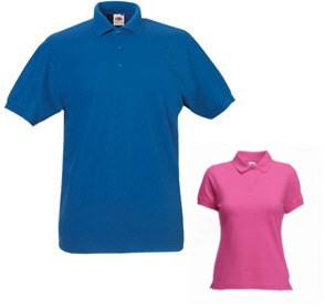 Polo bordado Fruit of the Loom