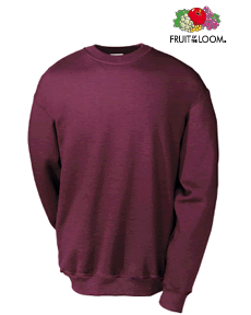 Sudadera de manga montada bordada Fruit of the Loom